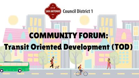 Community Forum: Transit Oriented Development 