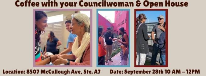 Coffee with your Councilwoman and Open House