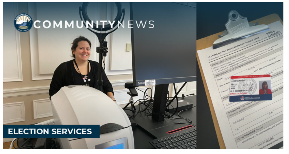 Free Voter ID Cards available now at Buncombe County Elections Services